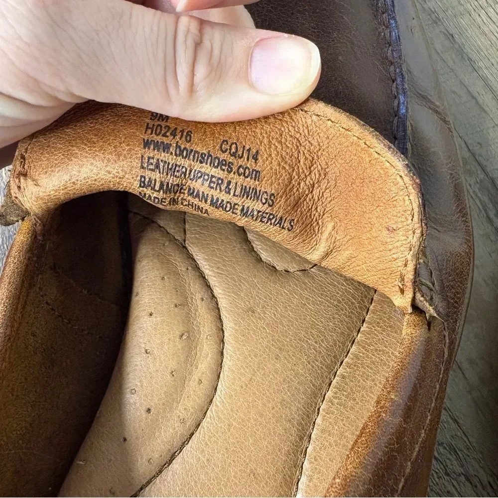 Born brown leather